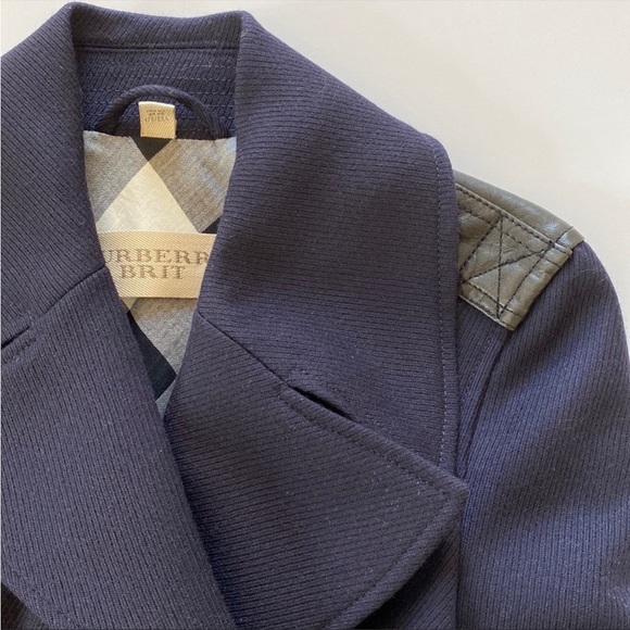 Burberry Navy and Black Coat - Picture 9 of 9